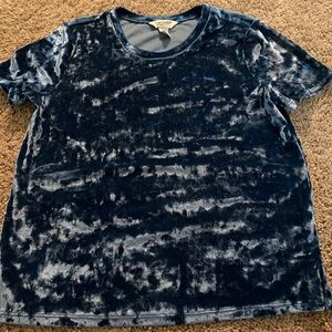 Blue Velvet Short Sleeve